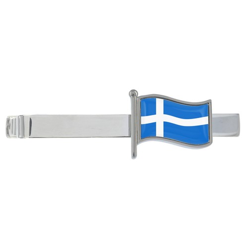Shetland flag silver wave - silver,