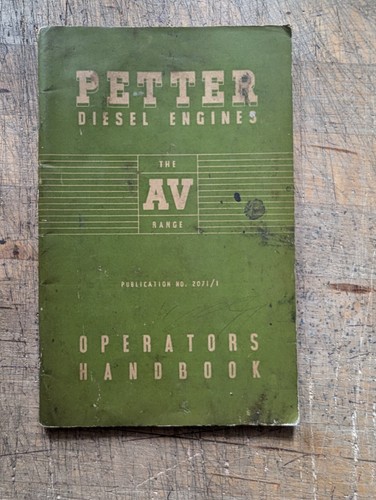 1952 petter diesel - petter, av1
