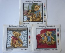 3 Teddy Bear Tapestry Canvases