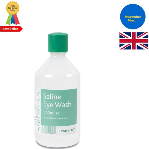 Saline eye wash solution - wash,