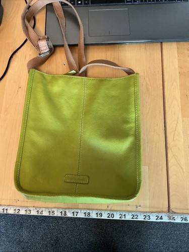 Whitestuff green leather cross - whitestuff,