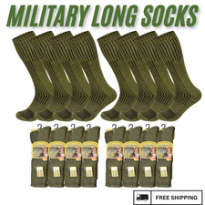 Mens Military Socks Long Thick