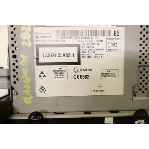 Radio nissan qashqai - radio, (14-17)