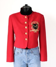 Mondi Cropped Red Jacket