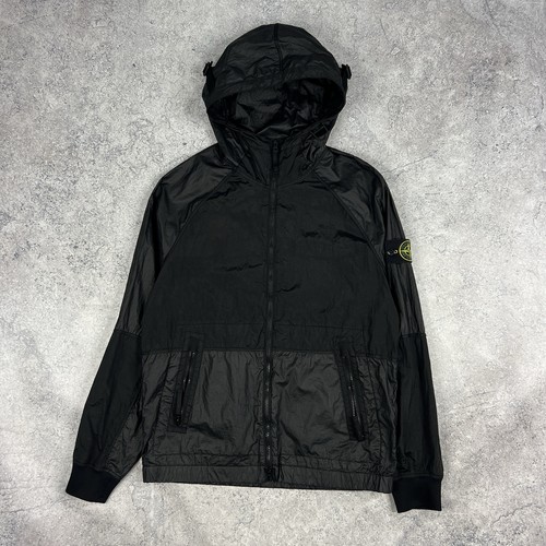 Stone island black nylon - black, metal