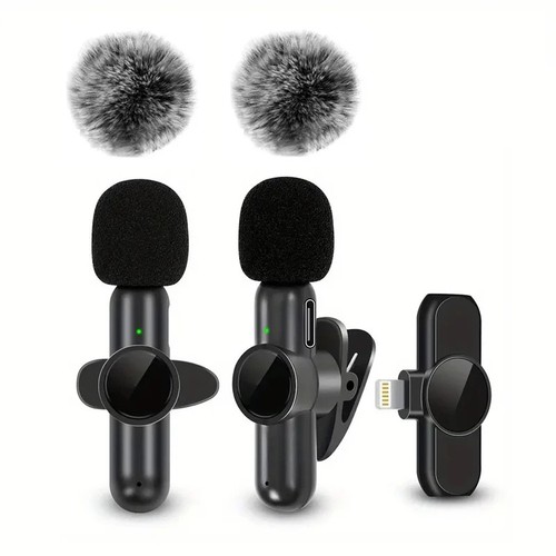 Wireless lavalier mic with - wireless,
