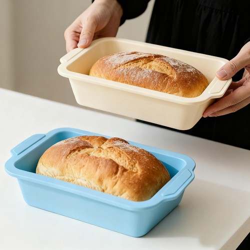 Silicone loaf tin - with, frame