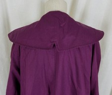 Laura Ashley Made In Great Britain Double Breast Wide Lapel Swing Trench Coat S