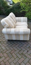 Beautiful DFS 2 Seater Sofa. Neutral Striped Colours  170cm x 94cm / Nearly New