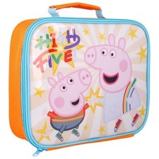 Zak Peppa Pig Lunch Bag – BPA-Free Cooler Bag with Grip Handle for Kids