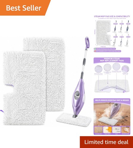 2 Pack Microfiber Steam Mop