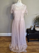 Bnwt Coast Lace Yoke Mesh Maxi