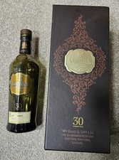 RARE Glenfiddich 30 Year Old Whisky Empty Bottle & Box