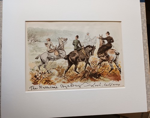 Lady side saddle riders fox - lady,