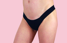 ESSENTIAL Black Tucking Gaff underwear for transgender women