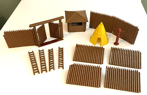 Vtg marx fort apache playset - marx,