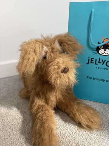 Jellycat scruffles rescue dog - jellycat,