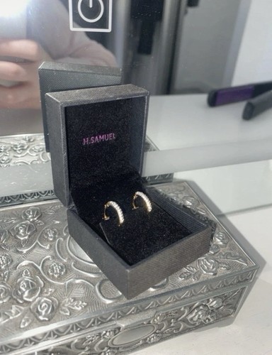 10mm 9crt gold hoop - 9crt,