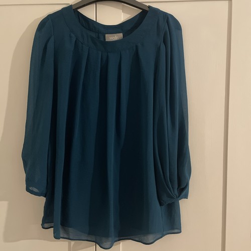 Wallis green blouse - wallis,