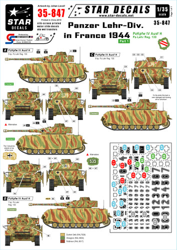Star decals 847 for - star, 35-847,