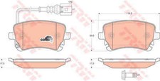 BRAKE PAD SET, DISC BRAKE FOR