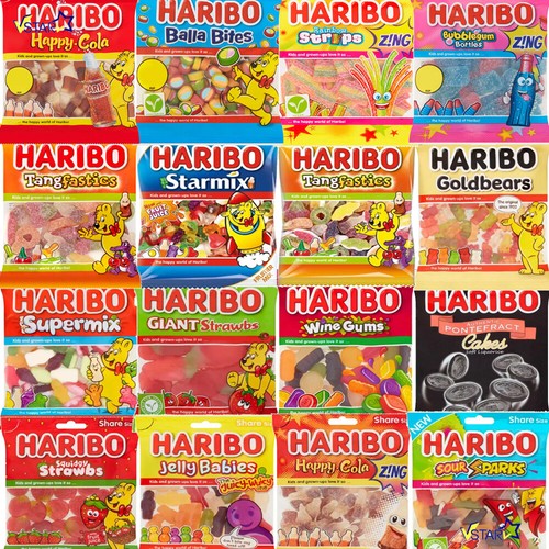 Haribo sweets bags 140g - haribo, &