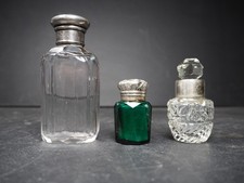 3 Antique? Silver & Green &