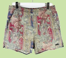 PAUL & SHARK Shorts Men's MEDIUM Lined Elastic Waist Drawstring Multi Floral