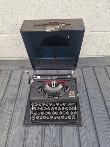 Vintage imperial typewriter - vintage,