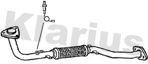 Exhaust pipe front fits nissan - pipe,