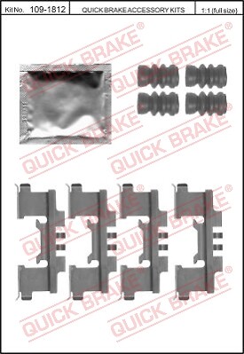 Accessory kit disc brake - kit,, pads