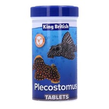 King British Pleco Bottom Feeder Aquarium Fish Food Plecostomus Tablets 150g