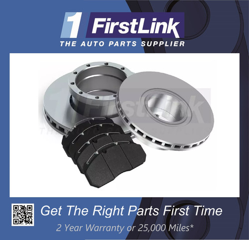 Van hool front - brake, discs