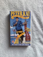 Peter Kay Hand Signed VHS