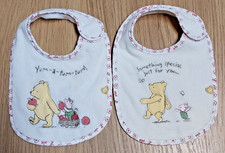 Mothercare - Set of 2 Winnie the Pooh and Piglet Bibs