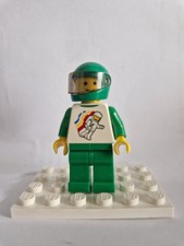 LEGO - Classic Space - Green Spaceman Minifigure - Retro Astronaut 