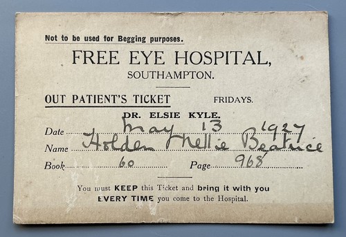 May 1927 free eye - may, hospital