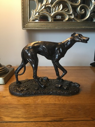 Hunting greyhound figurine - hunting,