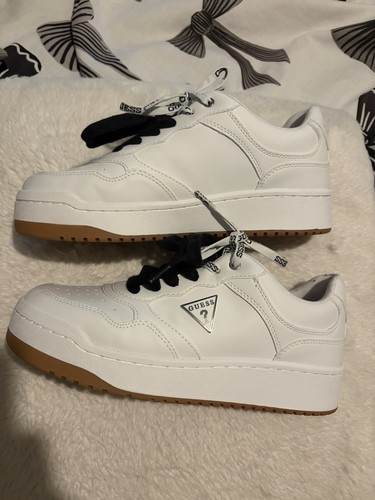 Guess white trainers - guess, double