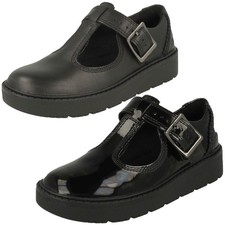 Clarks Girls Wedge T-Bar Shoes