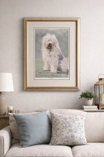 Signed limited edition dog art - edition,