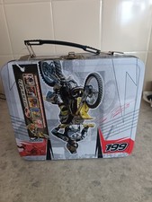 Travis Pastrana Memorabilia Tin Lunchbox Smooth Racing Never Used