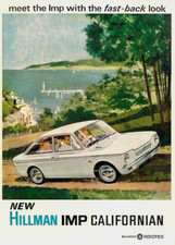 Hillman Imp Californian 1967-1968 UK Market Sales Brochure