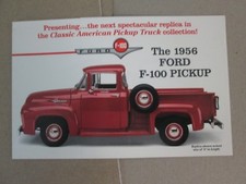 Danbury Mint Brochure 1956 Ford F-100 Pickup