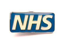A Classic Blue NHS Enamel