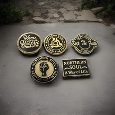 Northern Soul Pin Badges