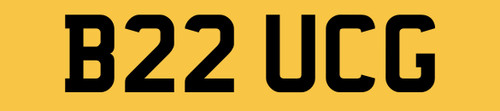 Bruce number plate brucey - bruce,