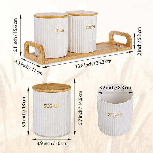 Gold ceramic storage canister - ceramic,