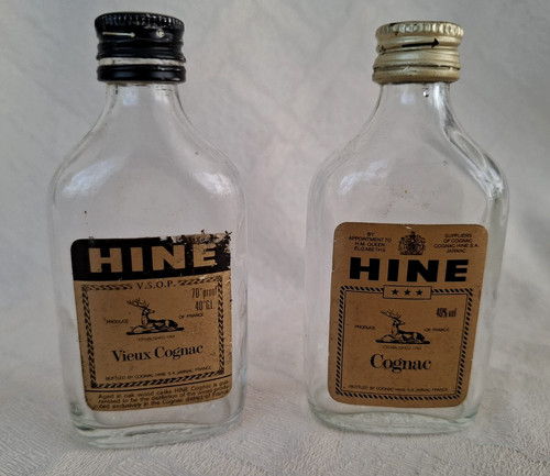 Hine cognac miniatures - 2×,