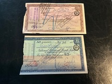 National Provincial Bank Limited £10 & £5 Travellers Cheques 1963